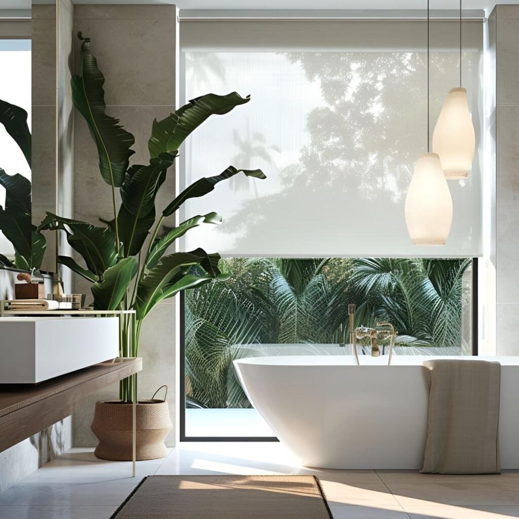 blinds for bathroom